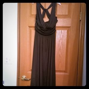 Express floor length black gown